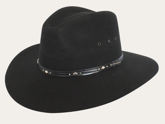 Hat Stetson Bluegrass Black-Ascot Saddlery-The Equestrian