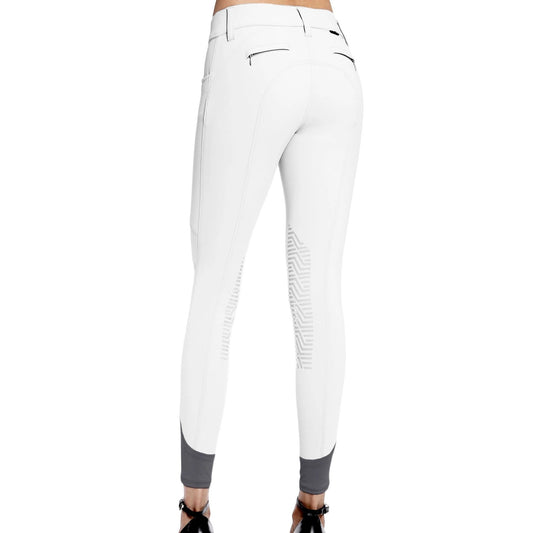 GhoDho Tinley Pro Meryl® Knee Patch Breech WHITE-Little Equine Co-The Equestrian