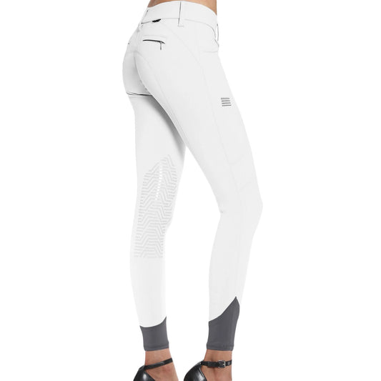 GhoDho Tinley Pro Meryl® Knee Patch Breech WHITE-Little Equine Co-The Equestrian