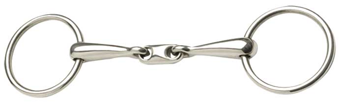Training Bradoon Kk Style Fine Mouth Stainless Steel-Ascot Saddlery-The Equestrian