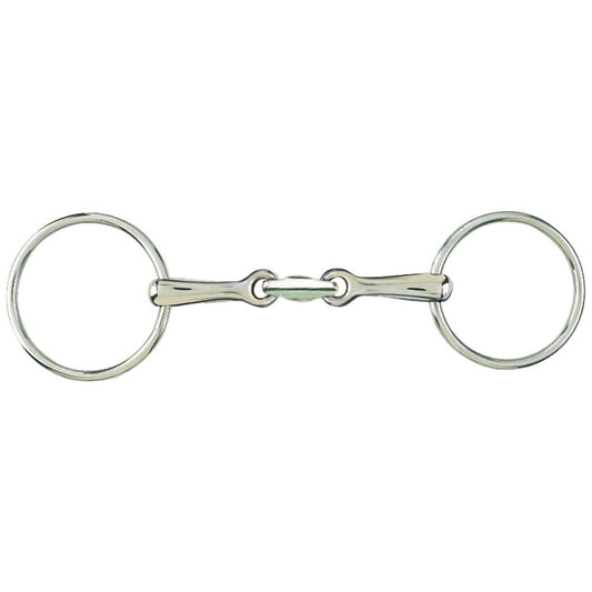 Training Snaffle Loose Ring Stainless Steel-Ascot Saddlery-The Equestrian