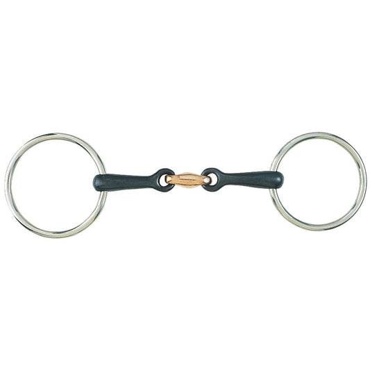 Training Snaffle Loose Ring Sweetiron & Copper Mouth-Ascot Saddlery-The Equestrian