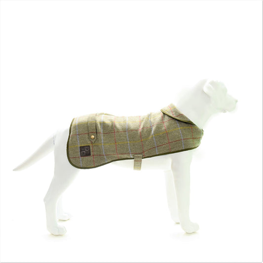 Tweedmill Tweed Dog Coat Sage-Ascot Saddlery-The Equestrian