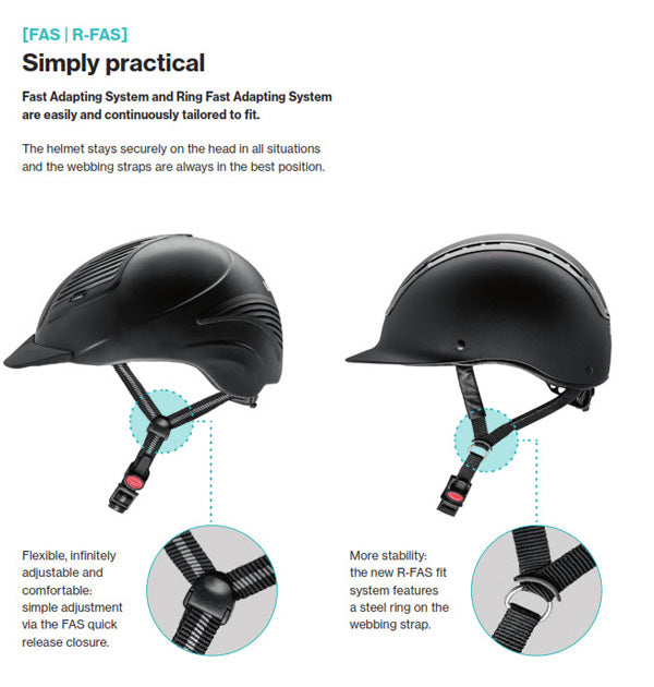 Helmet Uvex Onyxx Shiny Black 49cm-54cm-Ascot Saddlery-The Equestrian
