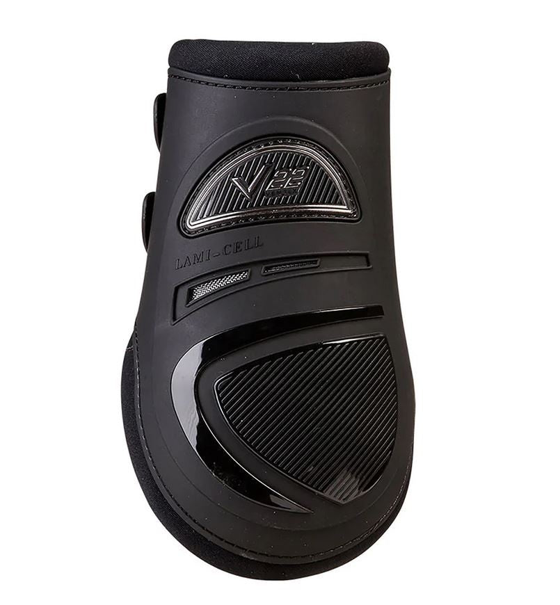 V22 Open Hind Boot Lc Black Large-Ascot Saddlery-The Equestrian