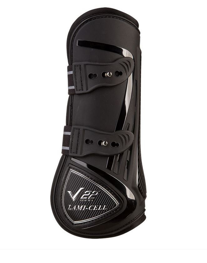 V22 Tendon Boot Lc Black Large-Ascot Saddlery-The Equestrian