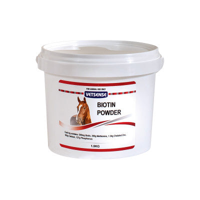 Biotin Hoof Powder Vetsense 1.5kg-Ascot Saddlery-The Equestrian