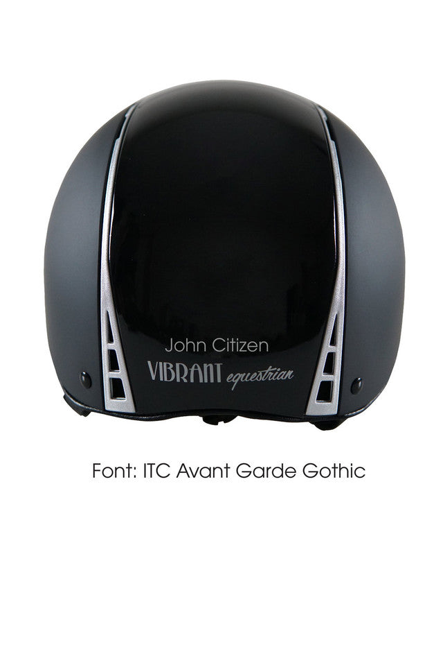 Customizable Equestrian Helmet with Vibrant Color and Personalized Text Option-Vibrant Equestrian-The Equestrian