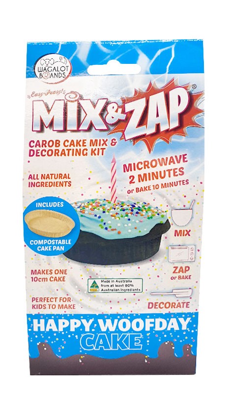 Wagalot Mix & Zap Happy Woofday Cake Kit Blue-Ascot Saddlery-The Equestrian