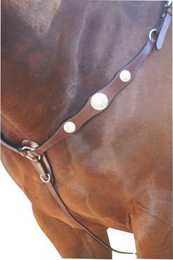 Western Breastplate Scalloped-Ascot Saddlery-The Equestrian