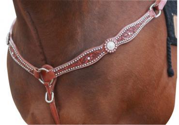 Breastplate Western Swarovski Full-Ascot Saddlery-The Equestrian