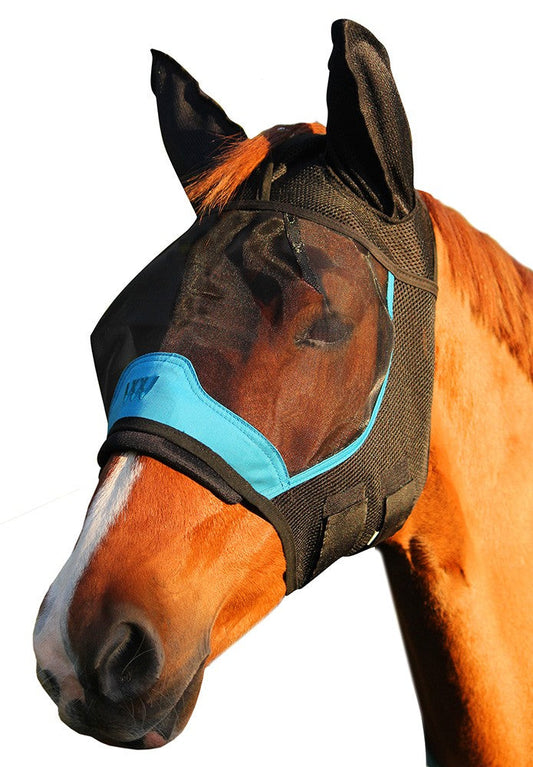 Flymask Woof Wear With Ears Uv-Ascot Saddlery-The Equestrian