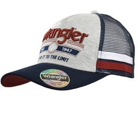 Wrangler Cap Brando Trucker Grey Marle-Ascot Saddlery-The Equestrian