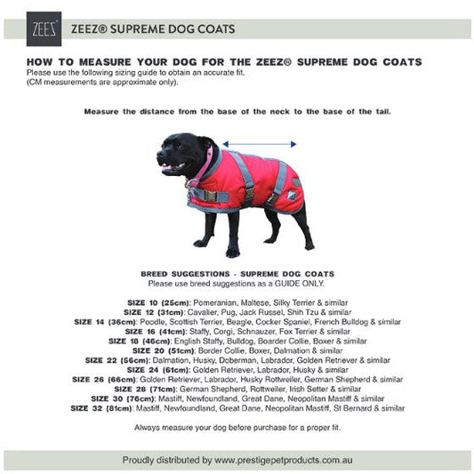 Zeez Dog Coat Supreme Mint Green & Grey-Ascot Saddlery-The Equestrian