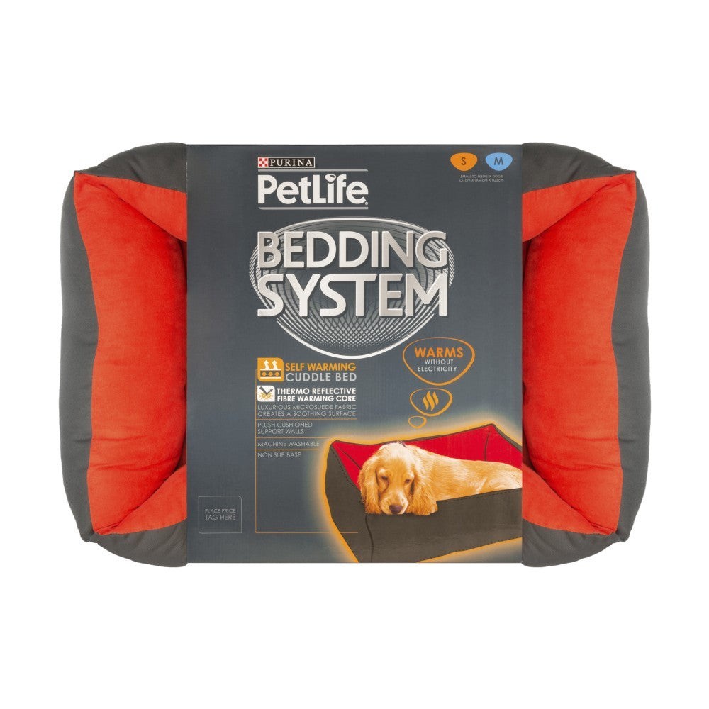Zz Petlife Bed Self Warming Red-Ascot Saddlery-The Equestrian