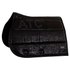ANKY brand black equestrian saddle pad with logo detail.