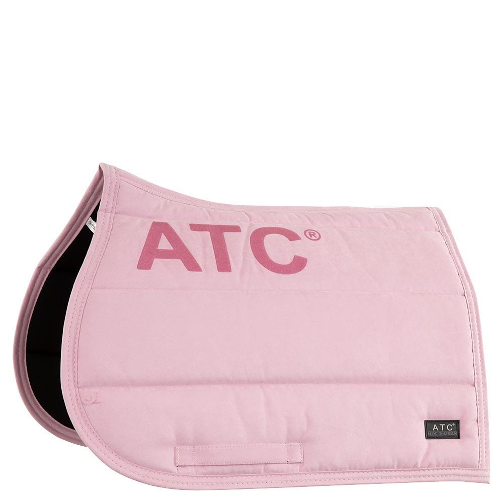 ANKY pink saddle pad for equestrian sports, quilted design.