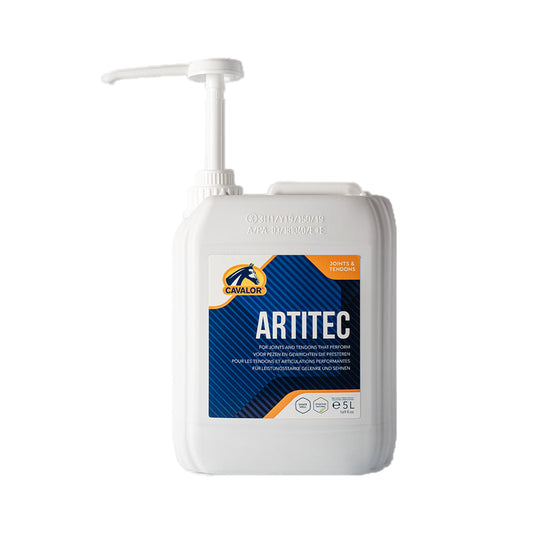Cavalor Equicare ArtiTec bottle with pump dispenser, 5 liters, for joints.