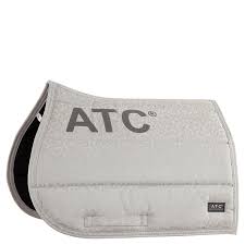 ANKY brand grey horse saddle pad with ATC logo.