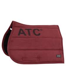 ANKY brand burgundy saddle pad with embroidered logo ATC.