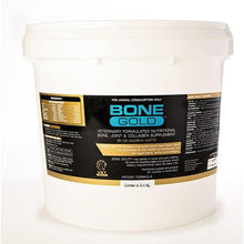 Bone Gold joint supplements in a white plastic container, 3.6 kg.