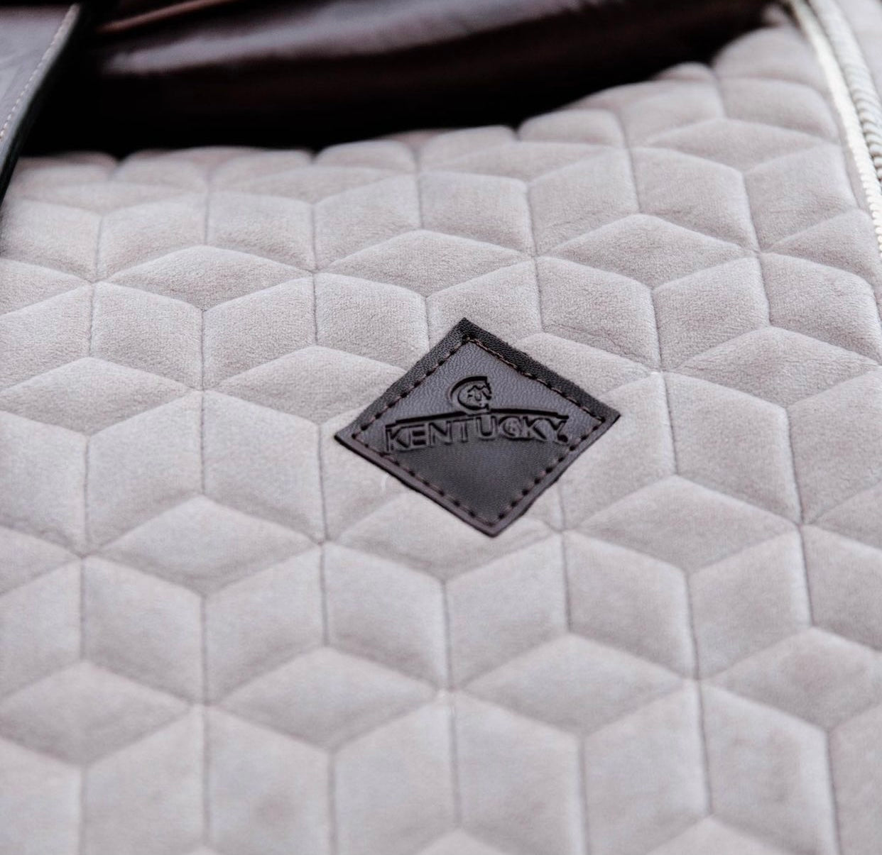 Kentucky Basic Velvet Saddle Pad-Dapple EQ-The Equestrian