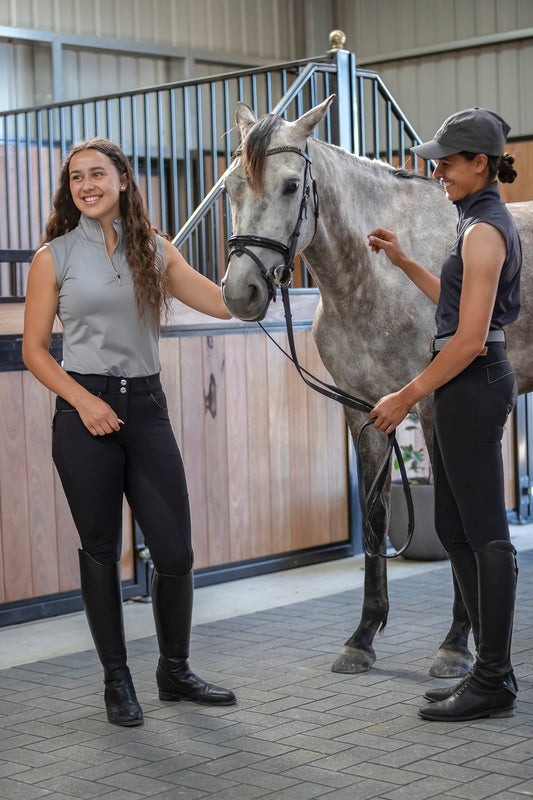 Jessie sleeveless training top-QJ Riding Wear-The Equestrian