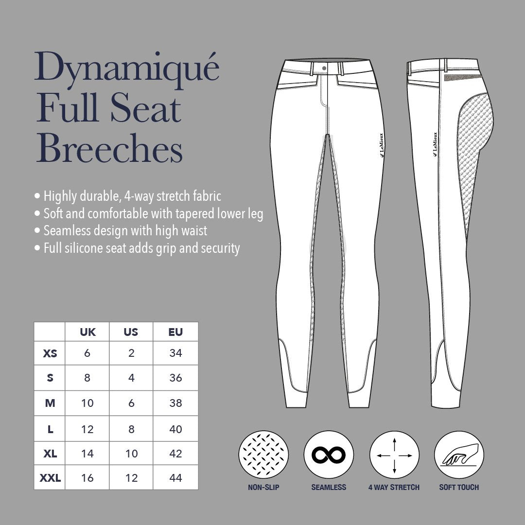 LeMieux Dynamique Full Seat Breeches-Southern Sport Horses-The Equestrian