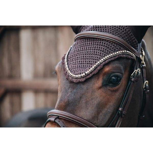 Kentucky Long Stone and Pearl Soundless Fly Veil-Dapple EQ-The Equestrian