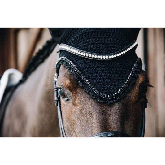 Kentucky Long Stone and Pearl Soundless Fly Veil-Dapple EQ-The Equestrian