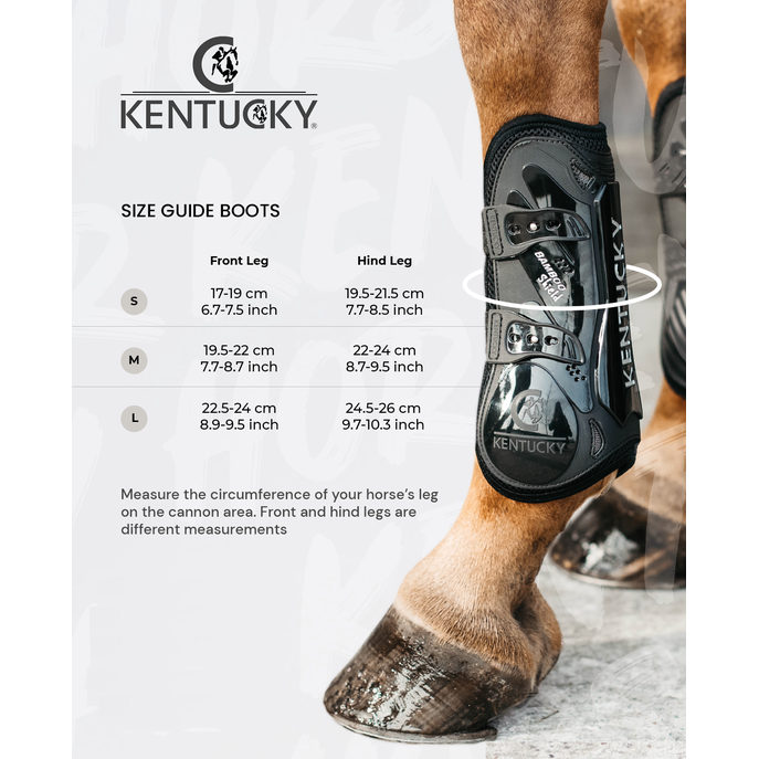 Kentucky Horsewear Tendon Boot Velcro-Trailrace Equestrian Outfitters-The Equestrian
