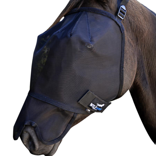 Wild Horse 3 Dart Fly Veil - Mesh Nose-Trailrace Equestrian Outfitters-The Equestrian