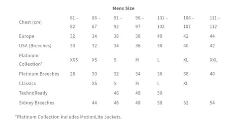 Alessandro Albanese Alessandro Albanese Sizing Charts chart 2